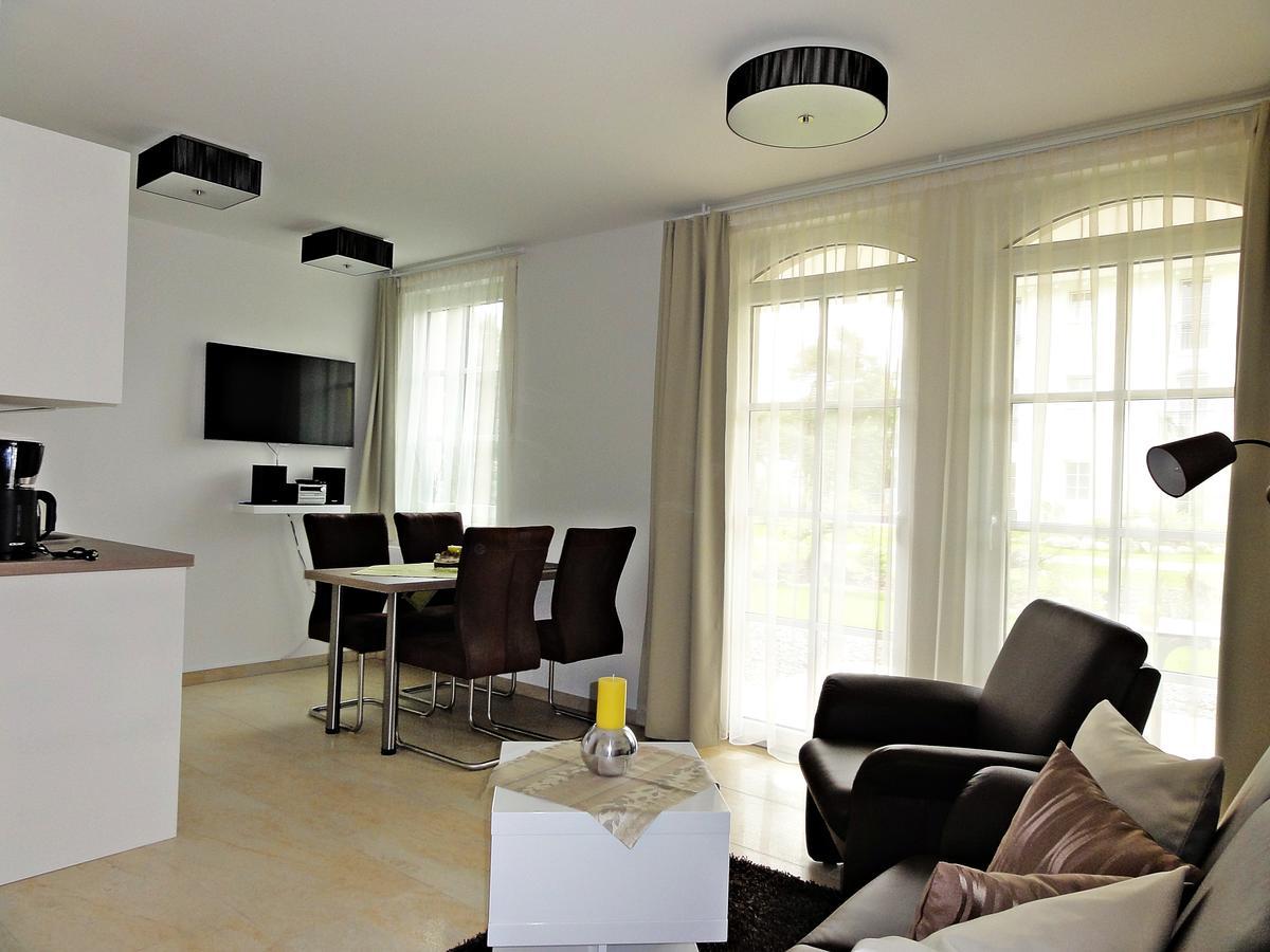 3 Zimmer Ferienwohnung Haus Meeresblick Mit Meerblick A005 Mit Suedterrasse Und Strandkorb Baabe Exterior foto